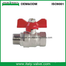 1/2"Brass Forged Plated Butterfly Ball Valve (AV1037)